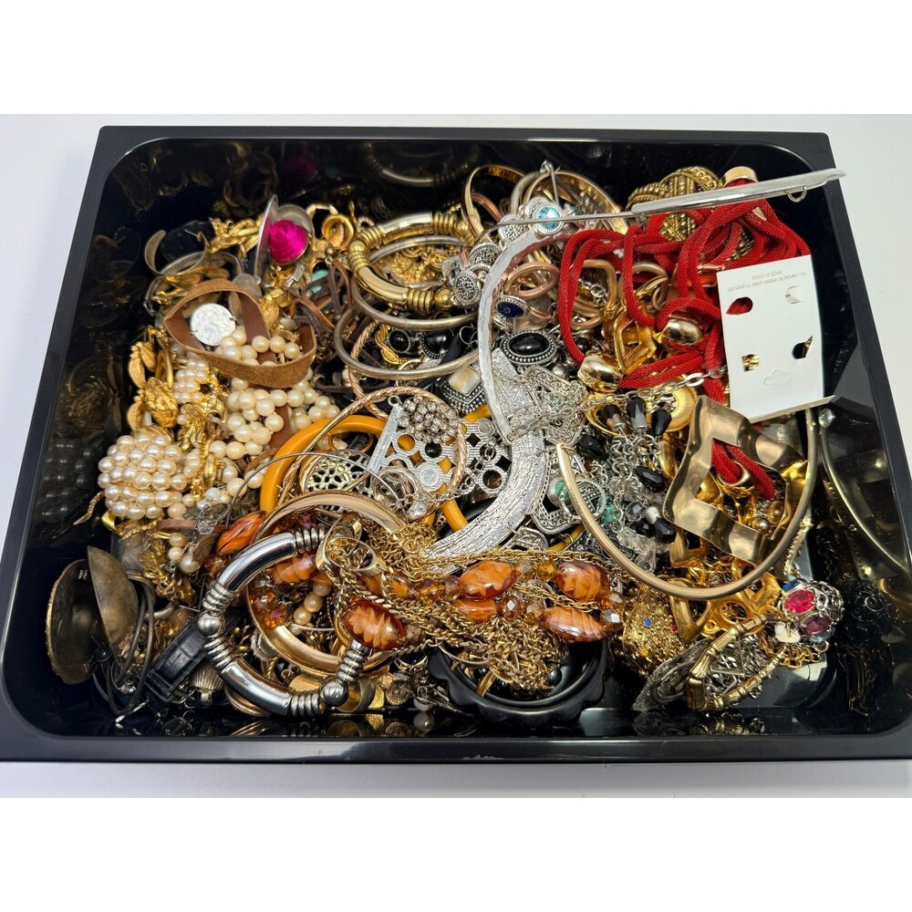 HUGE! Vintage to Now LOT Estate Jewelry Unsearched, Untested - 7 POUNDS